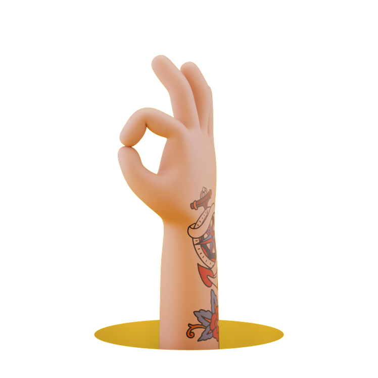 hand tattoo